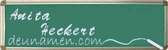 Anita Heckert Visitenkarte